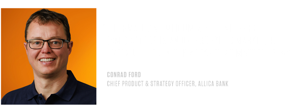 CONRAD FORD PHOTO + PULL QUOTE   “The small and medium-sized enterprise (SME) sector is an over-supplied market, but oversupplied in the areas that matter less” 